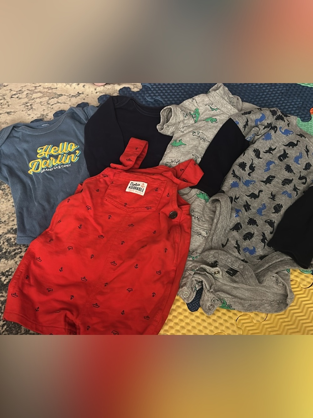 Size 18 month boys onesie lot
